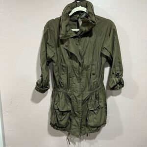 Wilster Olive Green Military Jacket